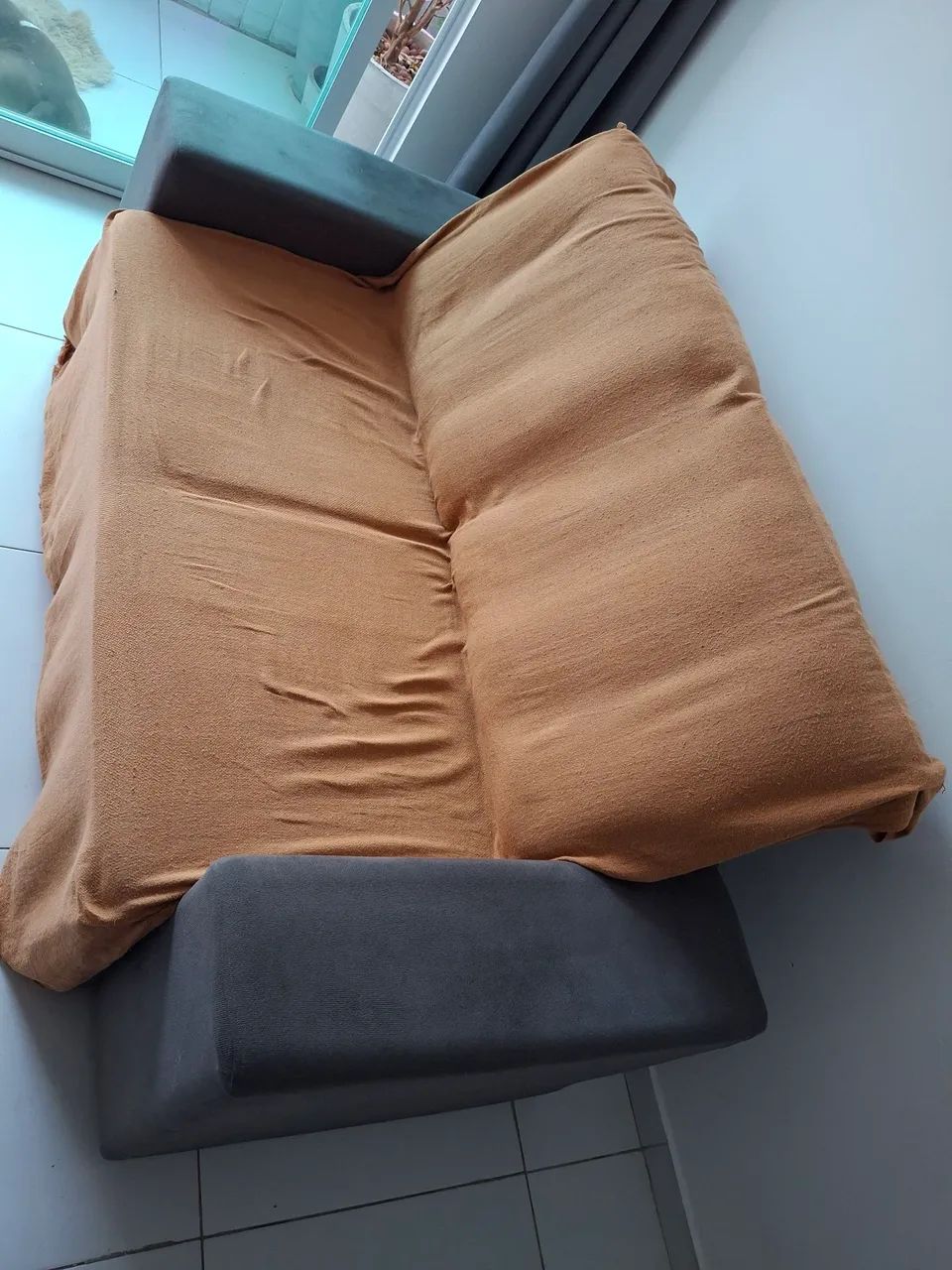 Sofá retrátil cinza 1,80 2/3 lugares - Foto 3