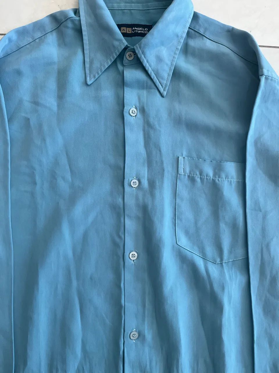 Camisa masculina, toque de seda, TAM. G. - Foto 2