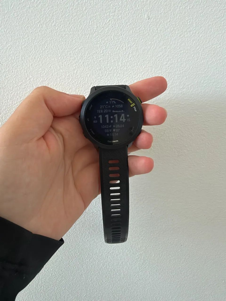 GARMIN FORERUNNER 55 PRETO - SEMINOVO - Foto 3