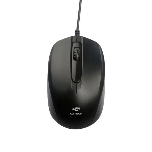 Mouse com Fio USB MS-30BK Preto C3Tech - Foto 2