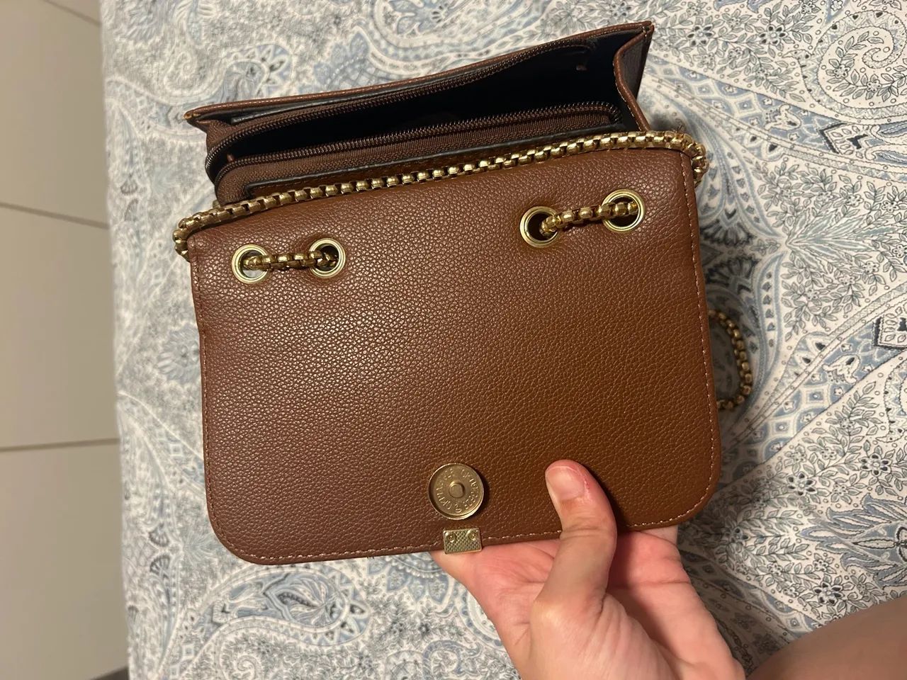 Bolsa marrom em perfeito estado  - Foto 5