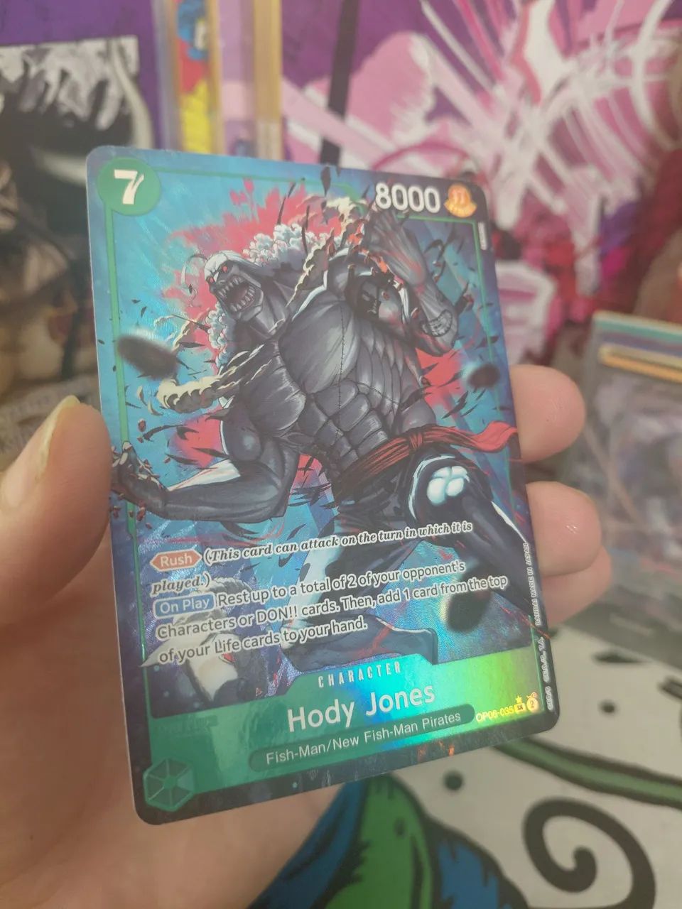 Hody Jones (Alternate Art) - OPTCG Single - Foto 5