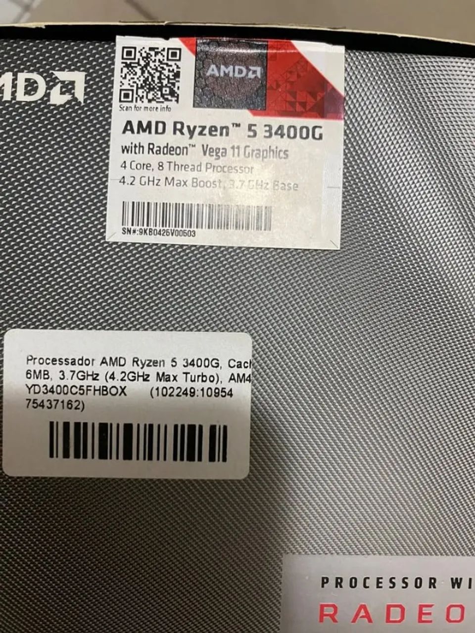 Processador Ryzen 5 3400G - Foto 4
