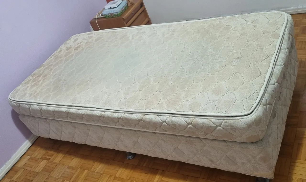 Cama box solteiro XL usada - Foto 3