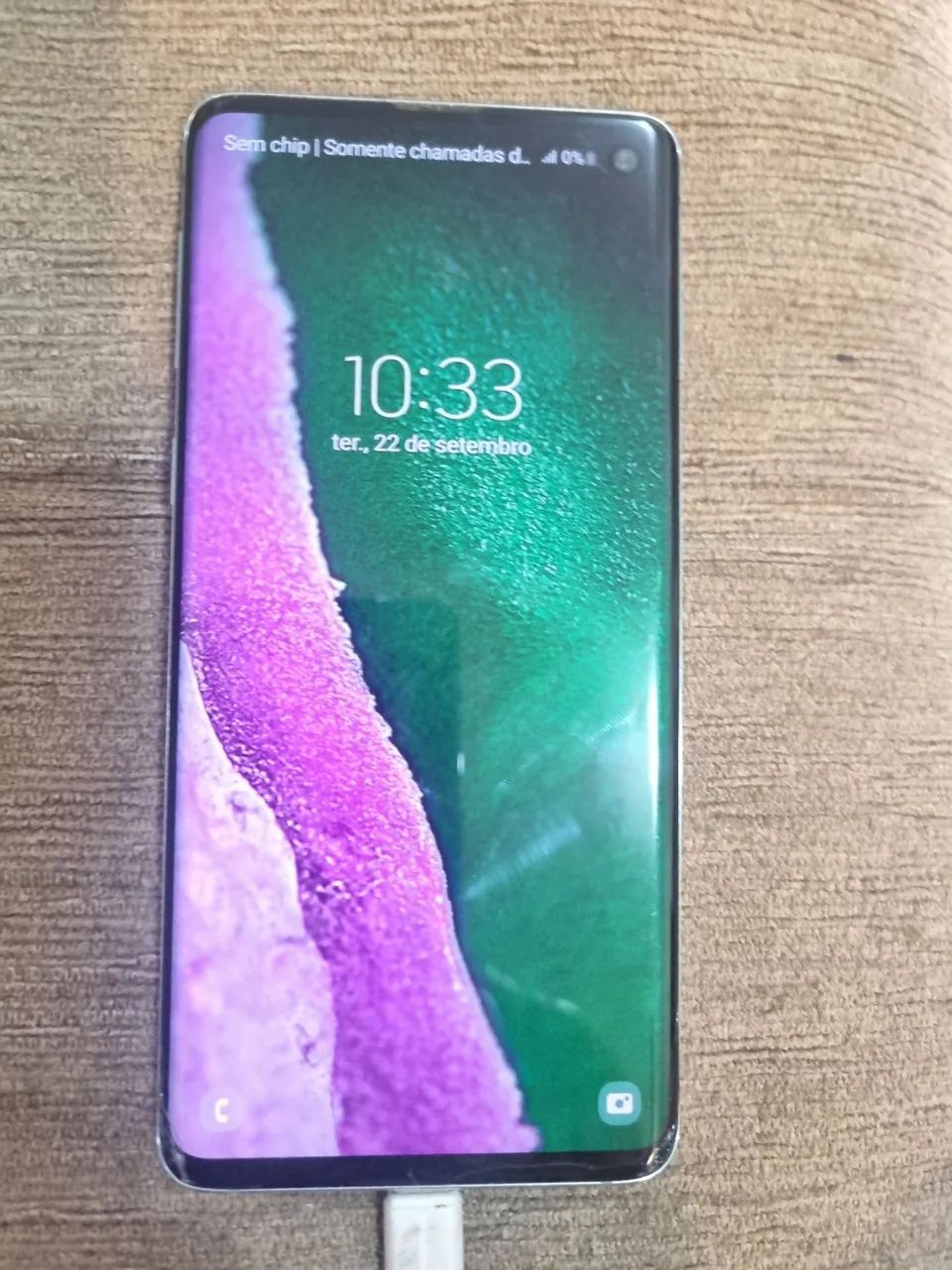 Celular galax S10 na caixa 