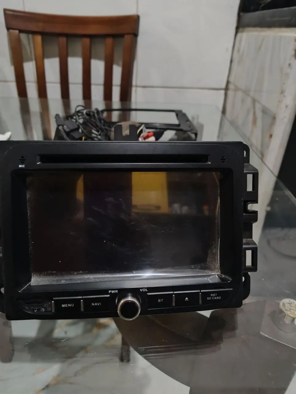 Celtral multimídia kit com DVD e câmera de Ré completo 