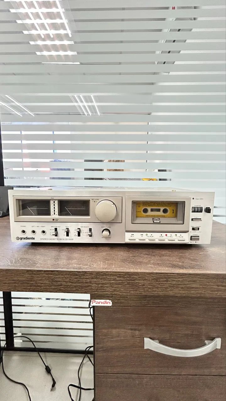 Tape Deck Gradiente CD-5500 - Revisado e Funcionando Perfeitamente - Foto 3
