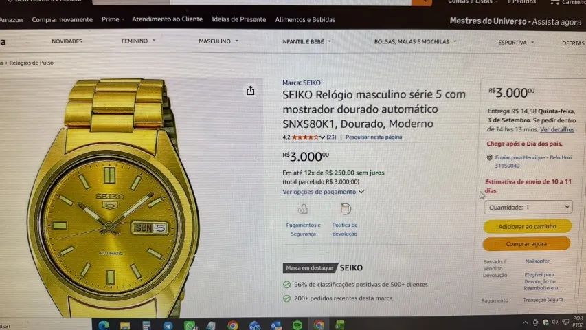 Relógio Seiko 5 Automático Impecável - Foto 4