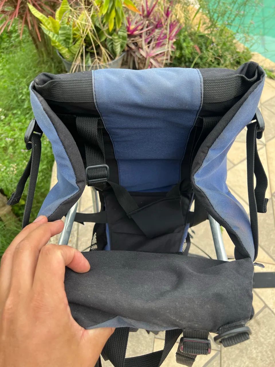 Mochila curtlo de transporte para bebê  - Foto 4