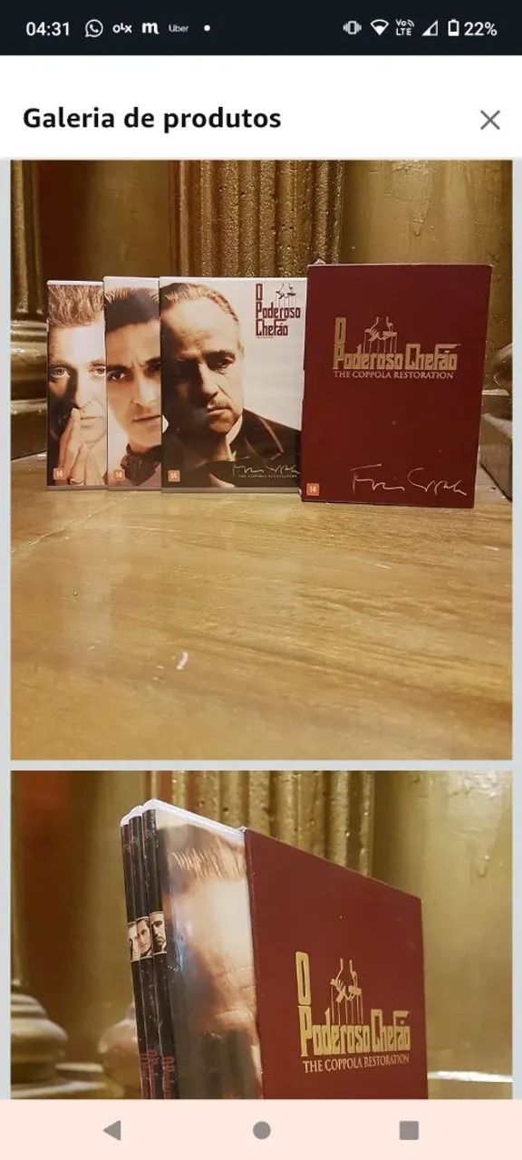 Dvd Poderoso Chefão (Trilogia) - Foto 5