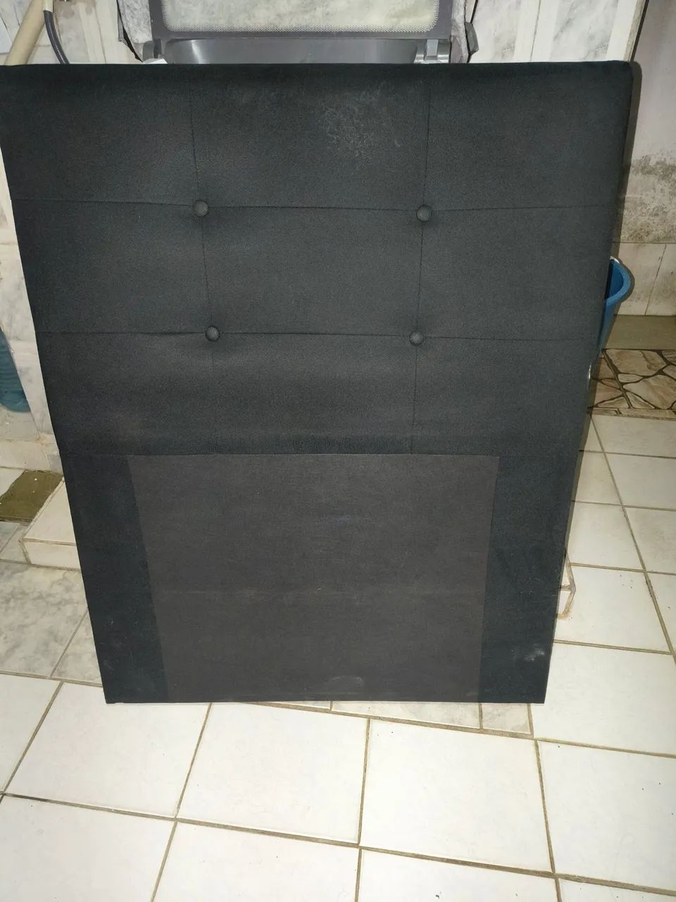 Cabeceira Suede solteiro 