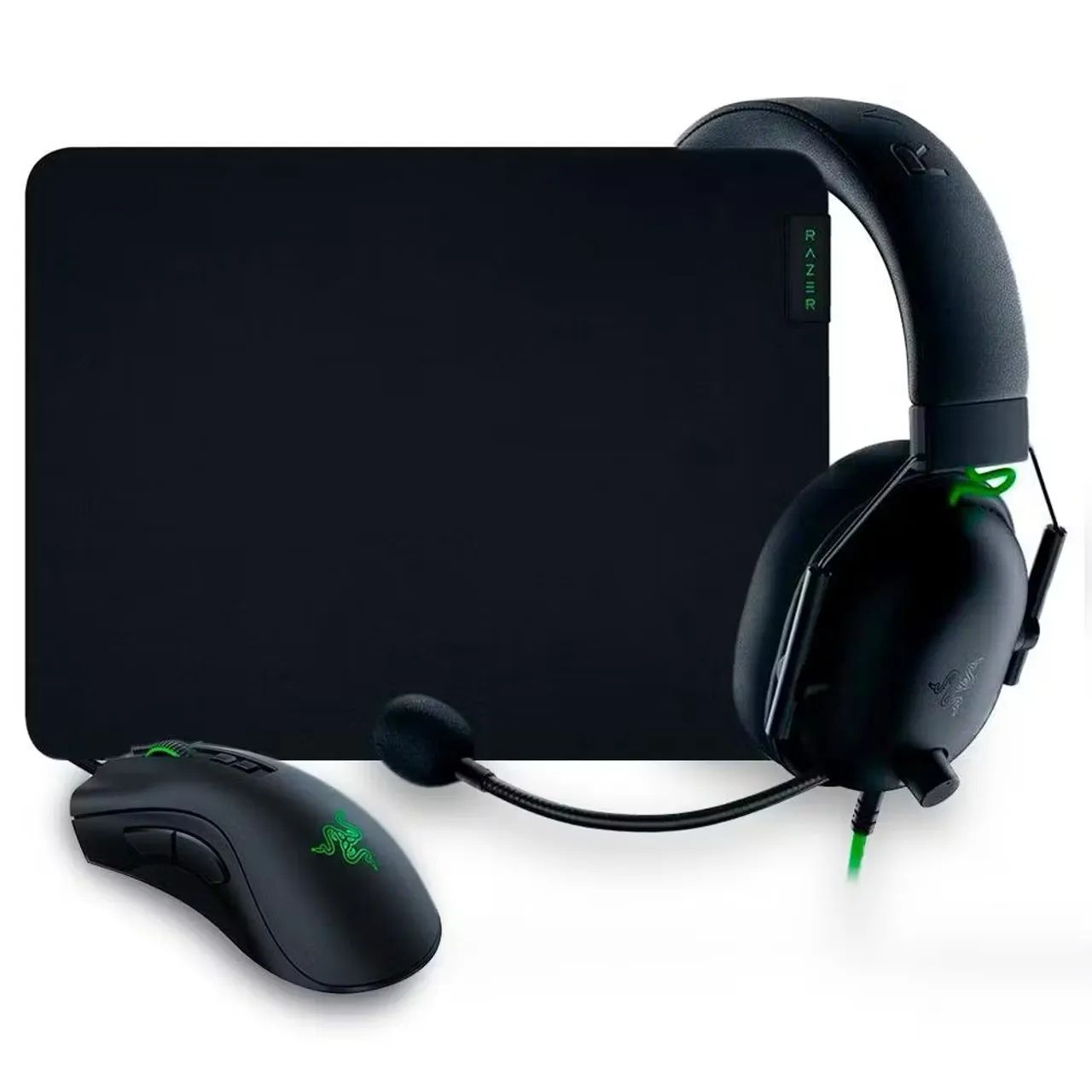Kit Razer Mouse Mousepad Fone