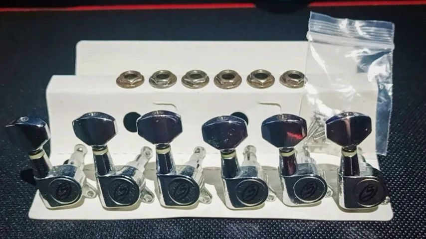 Tarraxas Strinberg blindadas para guitarra (sem trava)