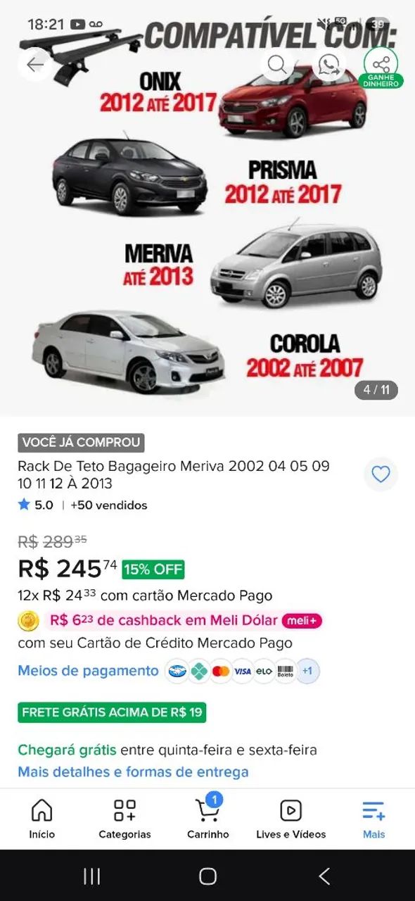 HACK DE TETO PARA MERIVA NOVO - Foto 3