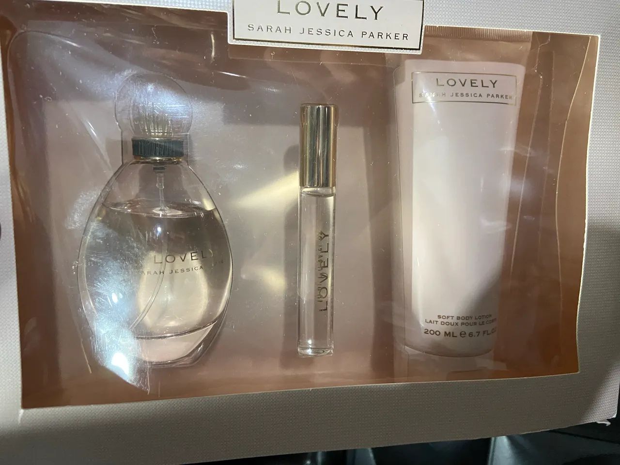 Conjunto De Perfume Feminino Sjp Lovely - 3 Peças