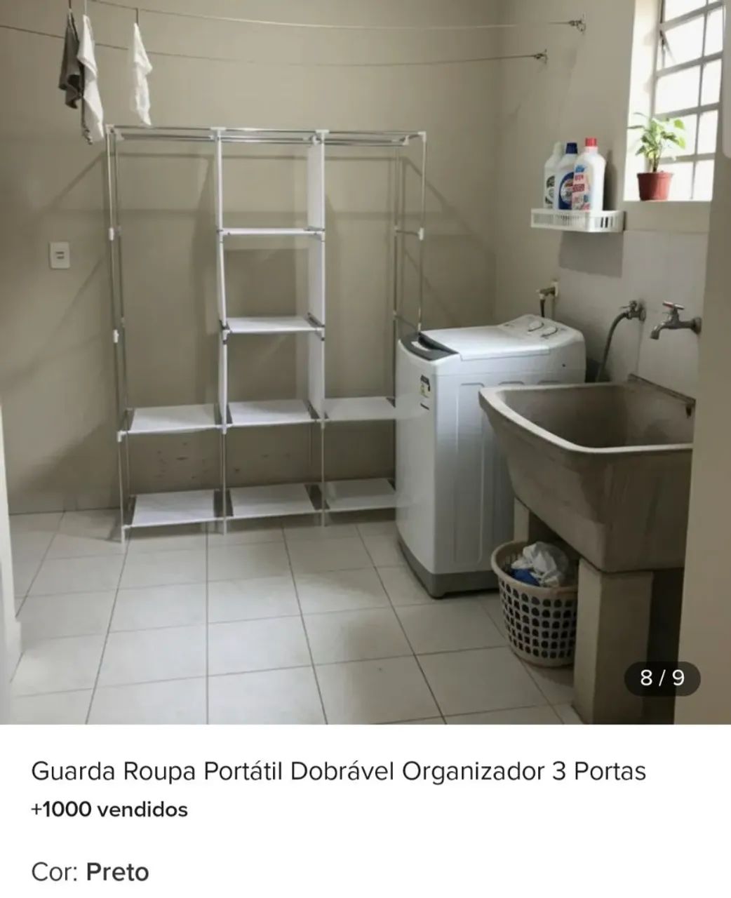 Guarda roupa portátil - Foto 4