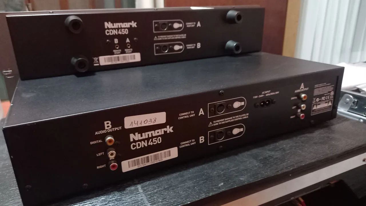 Cd j player Numark cdn 450 padrão Rack - Foto 3
