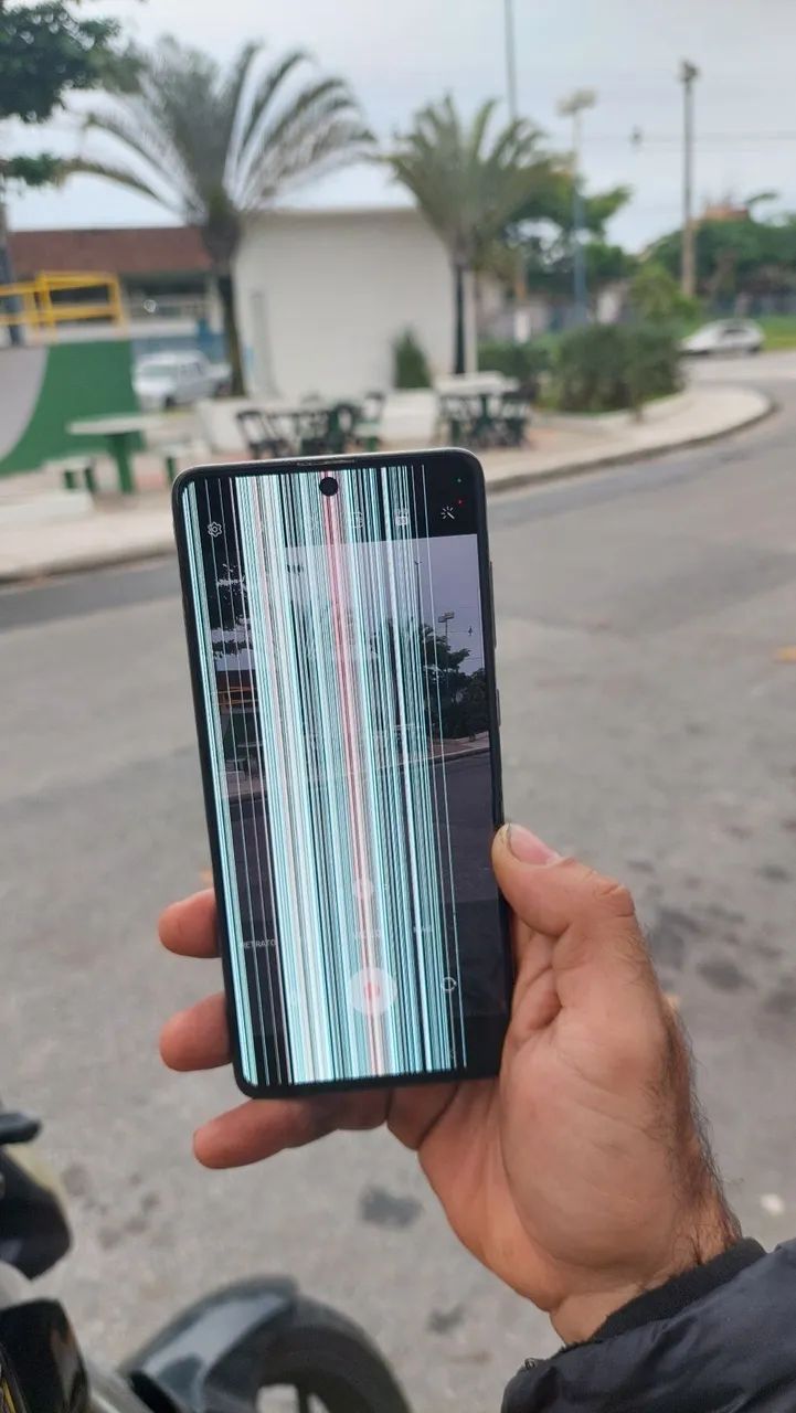 Celular A71 128 GB Funcionando Perfeitamente (Com listras) Envio via OLX - Foto 5