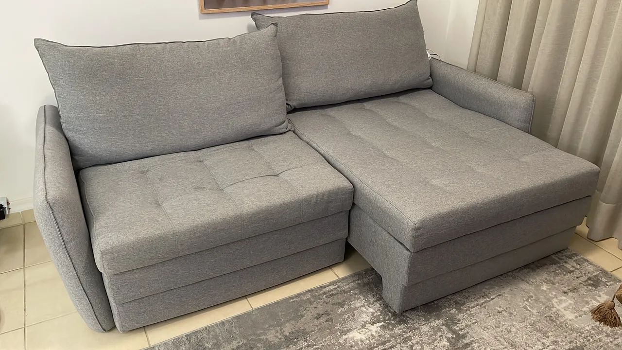 Vendo sofá de linho perfeito  - Foto 2
