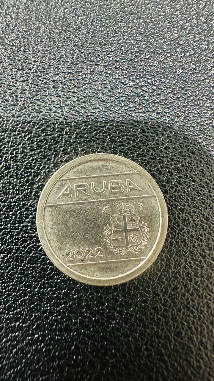 02 Moedas de Aruba Florin 