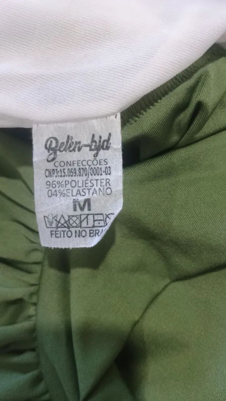 Vestido verde oliva