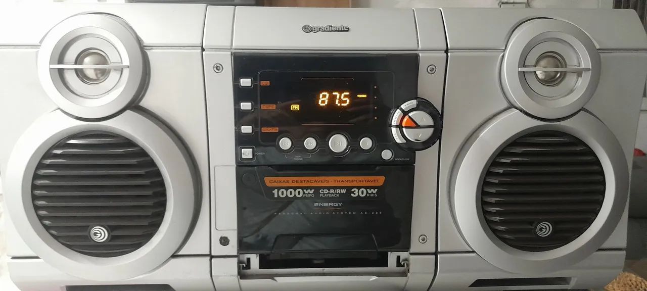 Microsystem Gradiente + 2 Caixas  - Foto 5