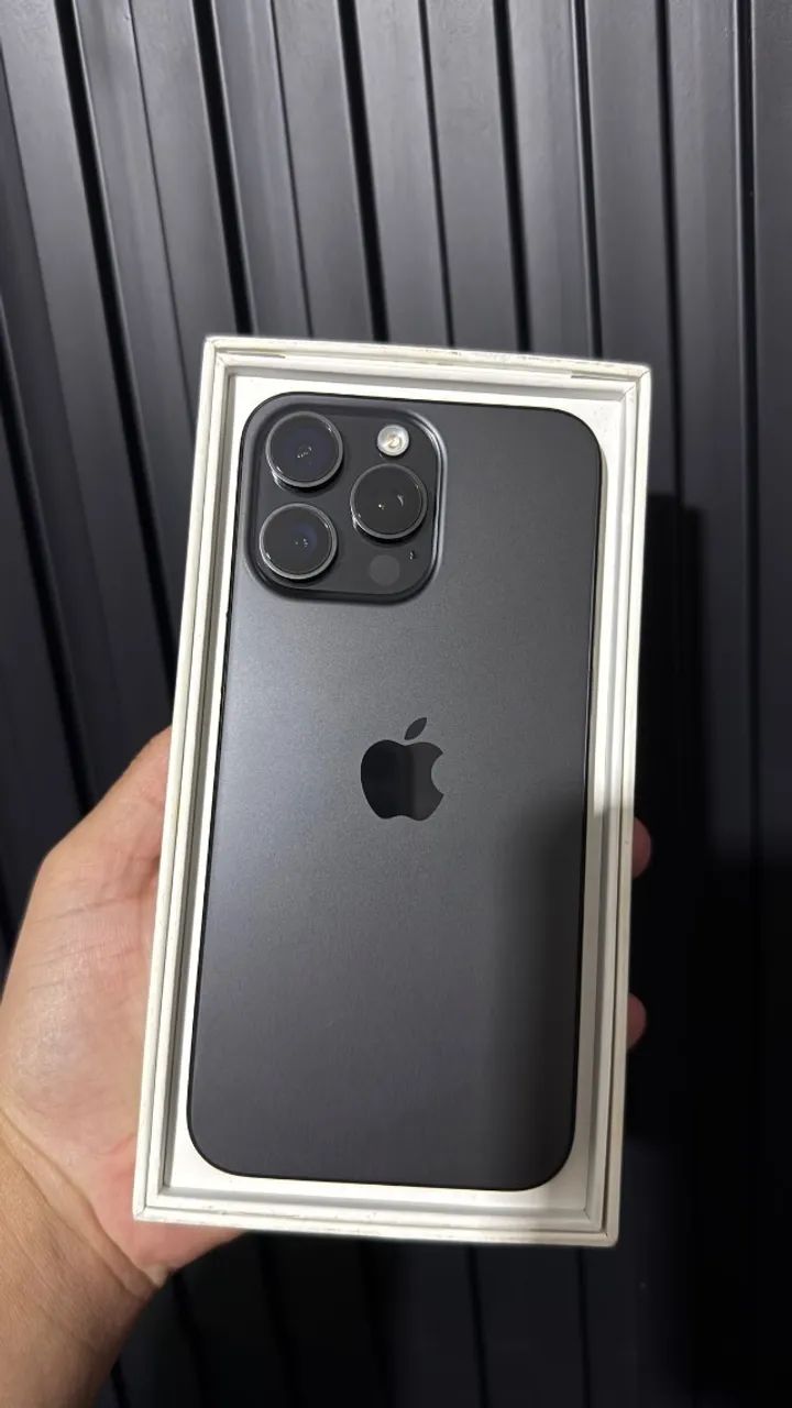 iPhone 15 Pro Max 256GB Preto Original 87% - Foto 3