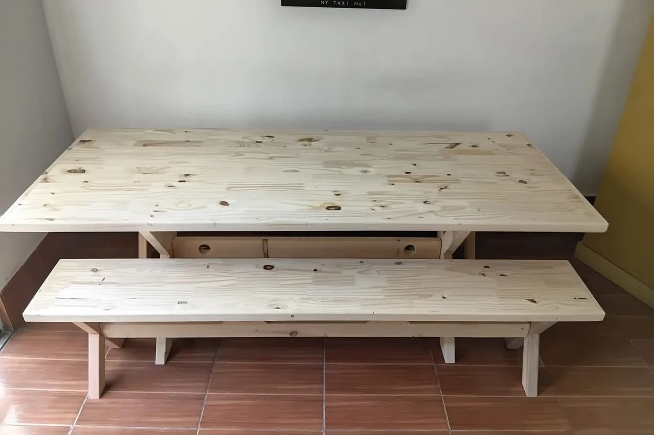 Mesa Rústica para Varandas Novas - Foto 2