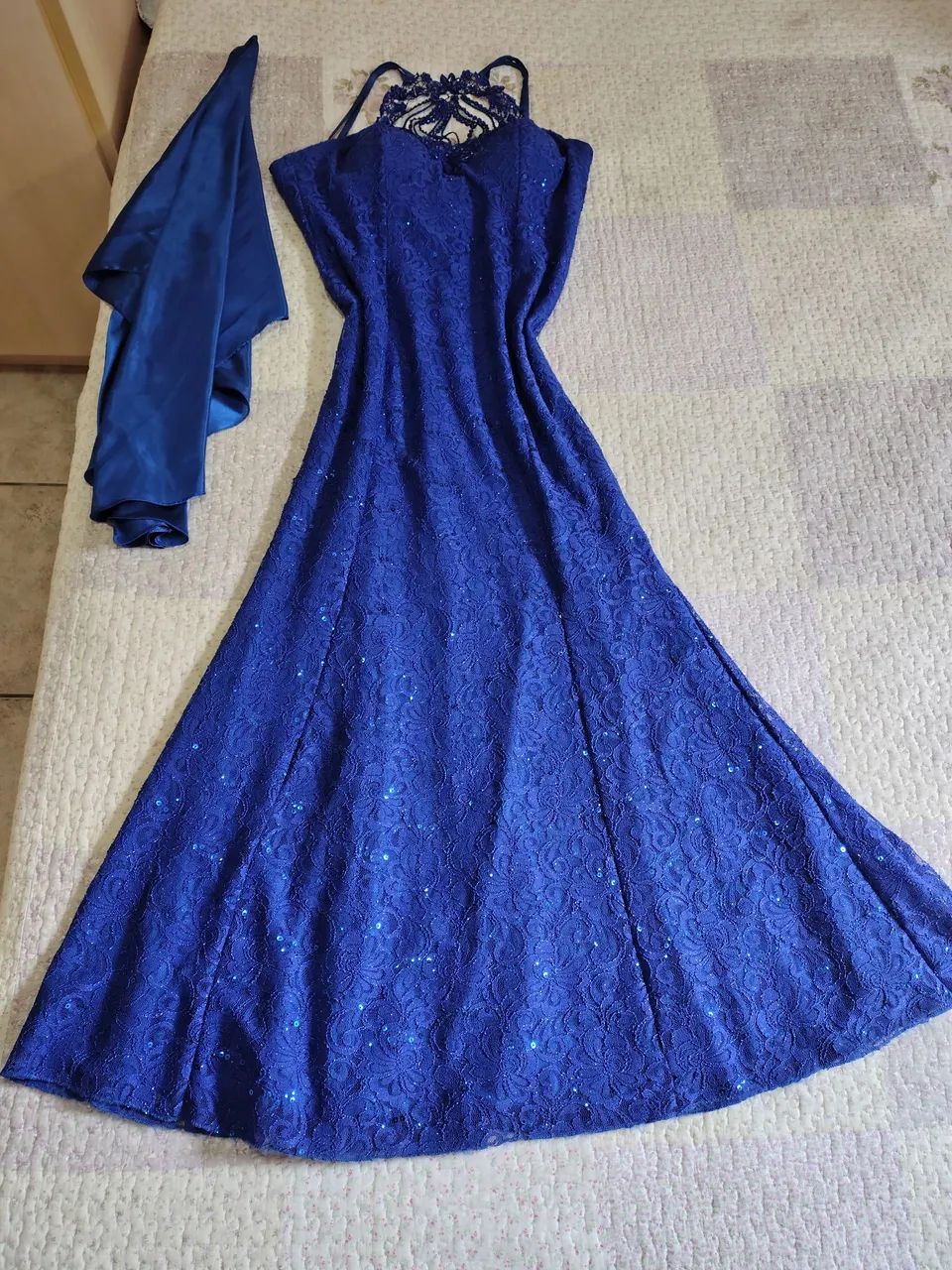 Vestido de festa Azul