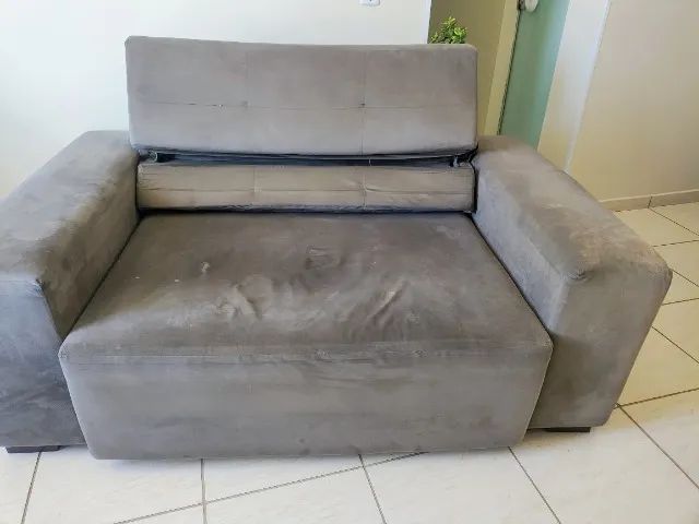Sof á Retrátil 2 lugares Usados - Foto 2