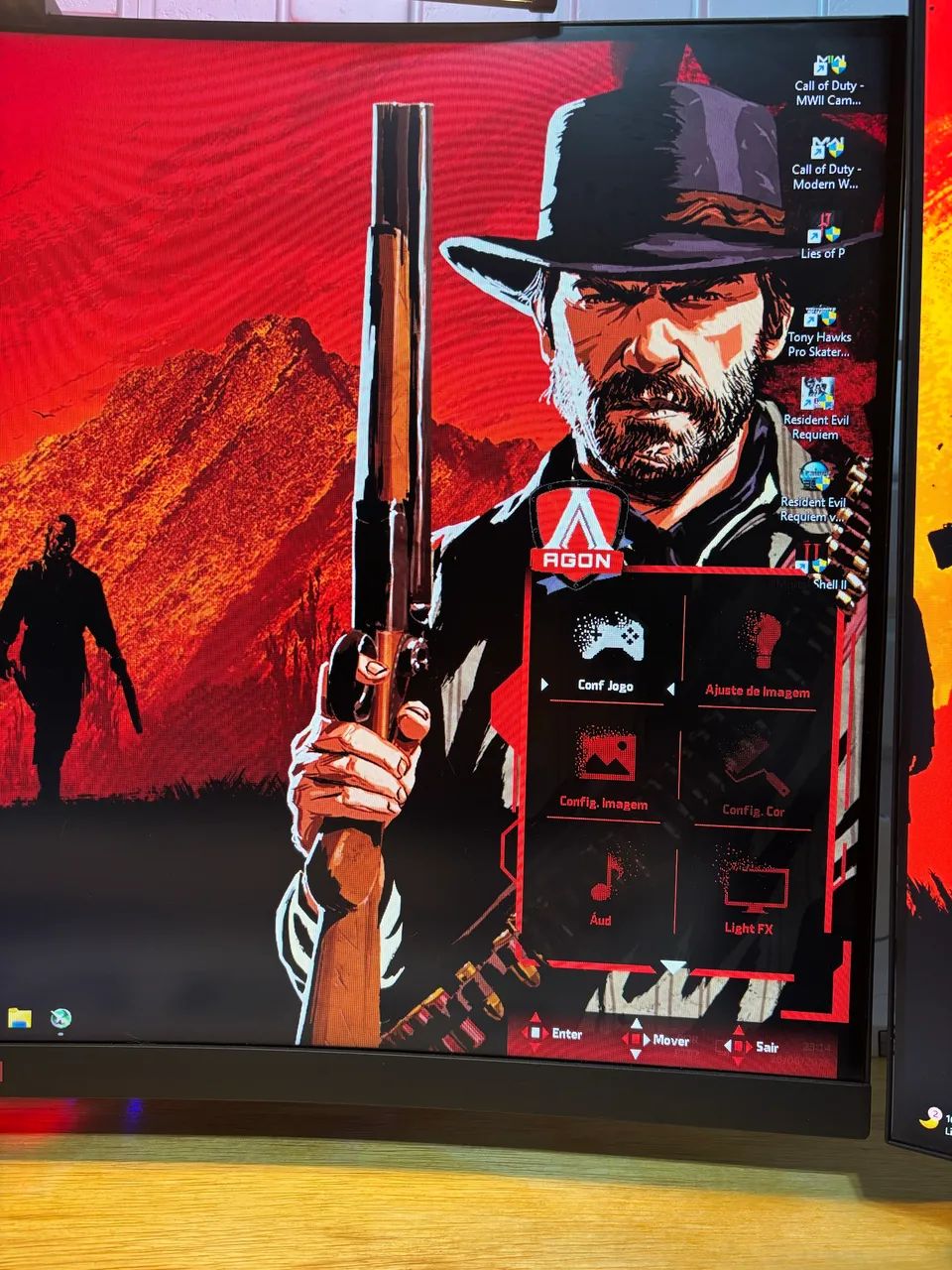 Monitor AOC Agon 31.5" polegadas 165 Hz Curvo Full HD  - Foto 4