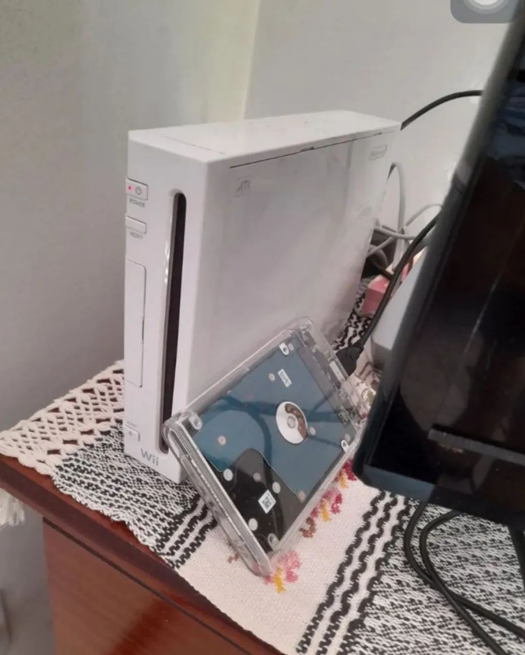 Nintendo wii com 15 jogos até 12x