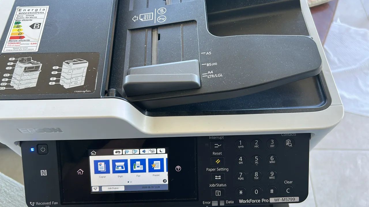 Impressora Multifuncional Epson WorkForce Pro WF-M5799 Monocromática - Foto 2