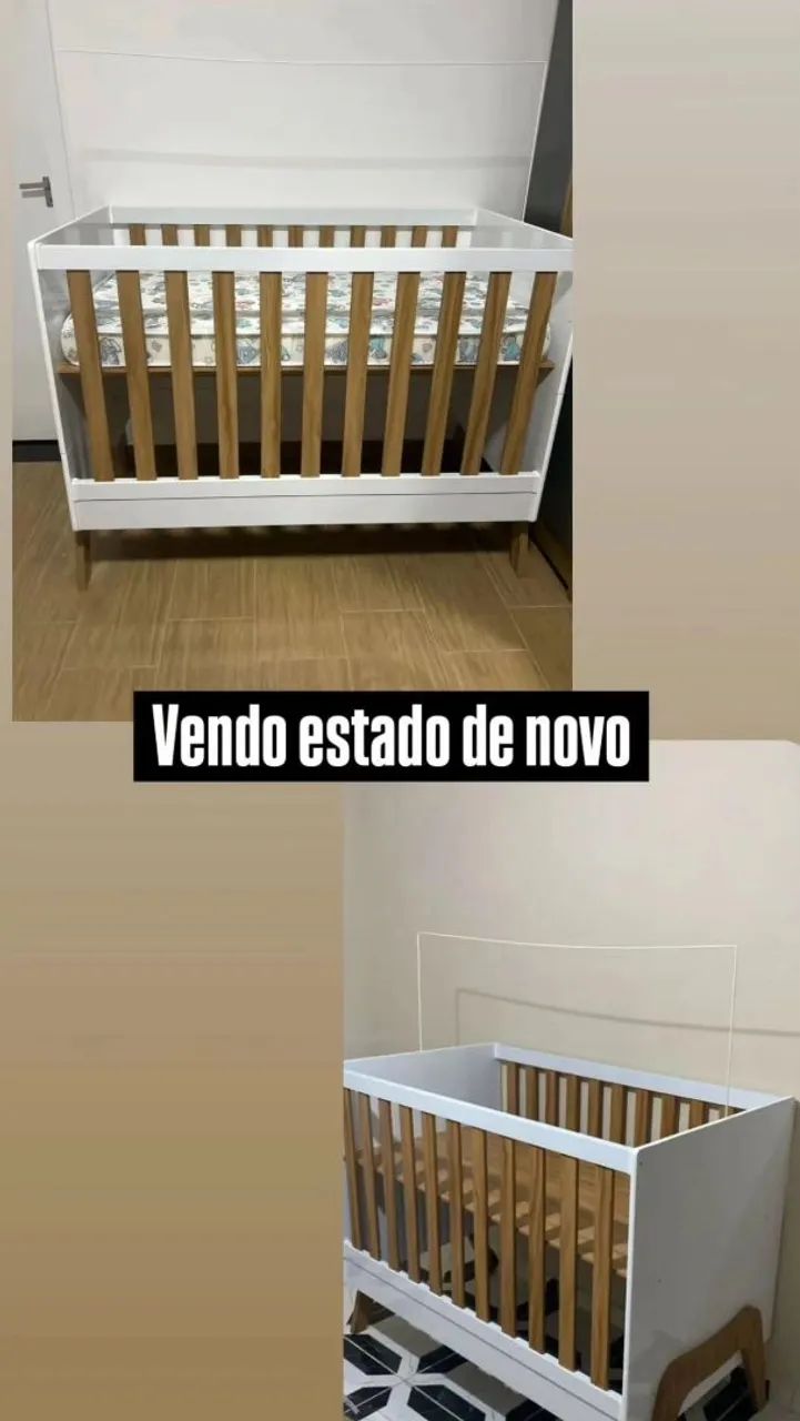 Berço em perfeito estado/ nunca usado.