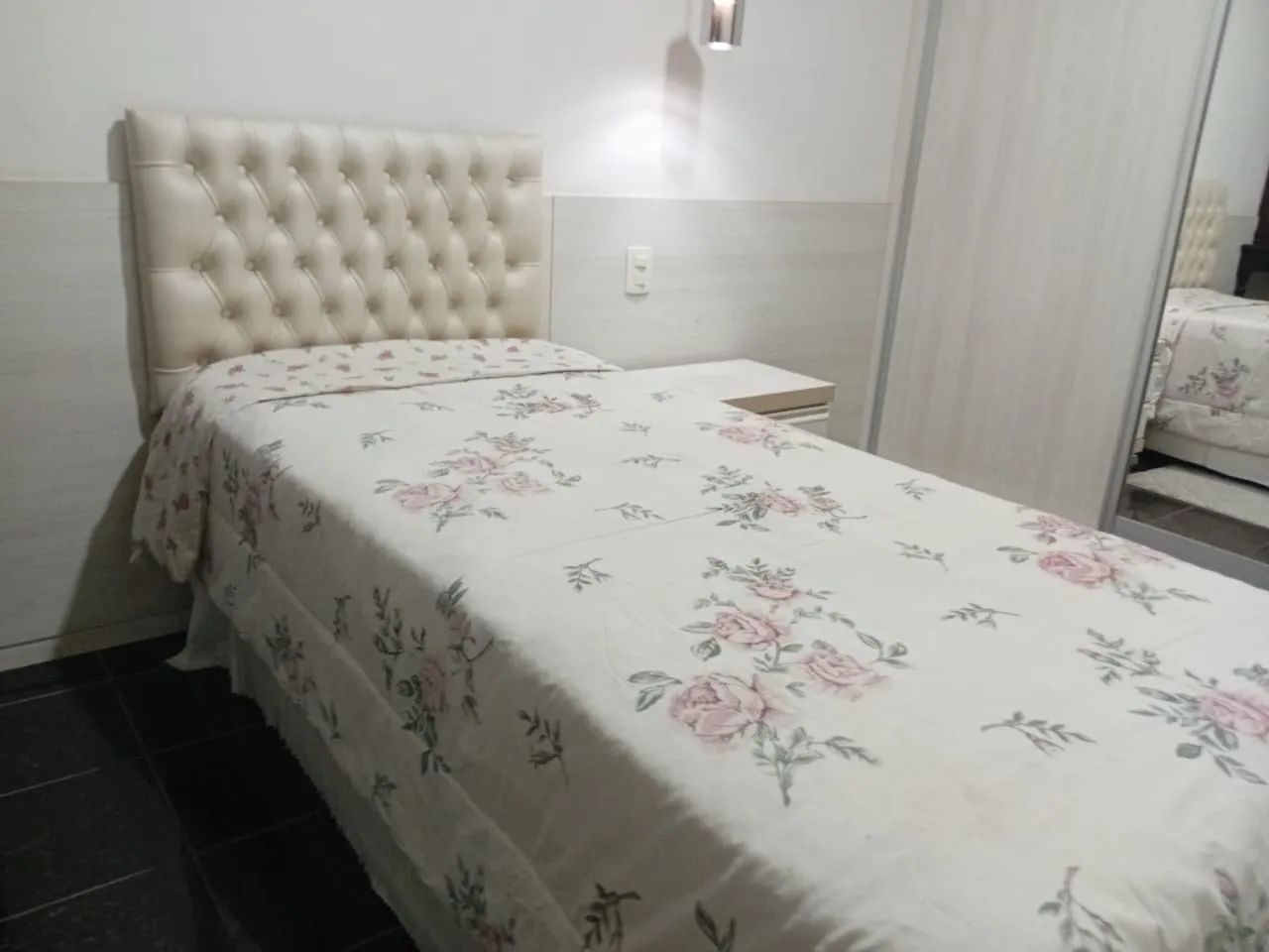 Cama box solteiro com colchão -EUROSONO