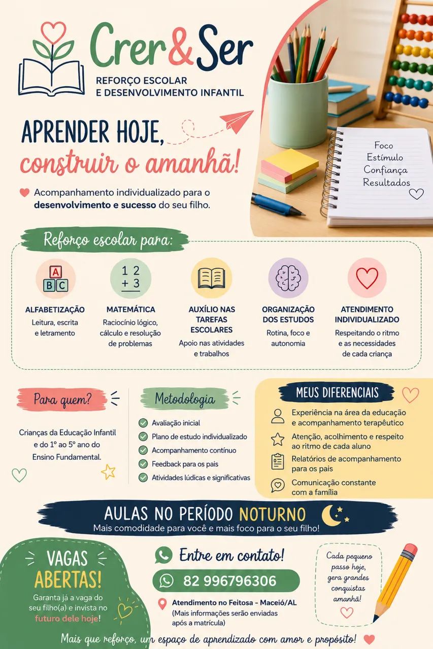 Aula de reforço no Feitosa