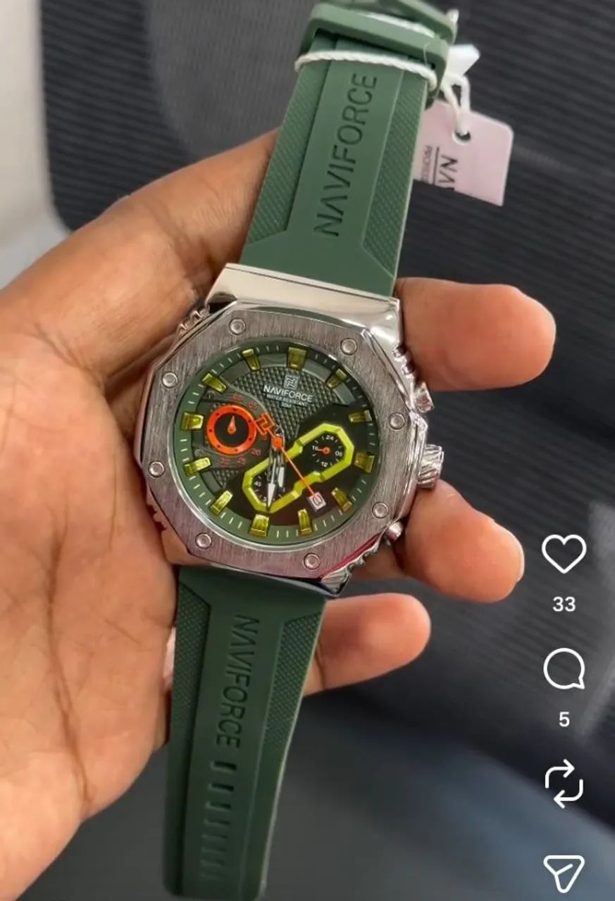 RELÓGIO CASUAL NAVIFORCE ORIGINAL  - Foto 4