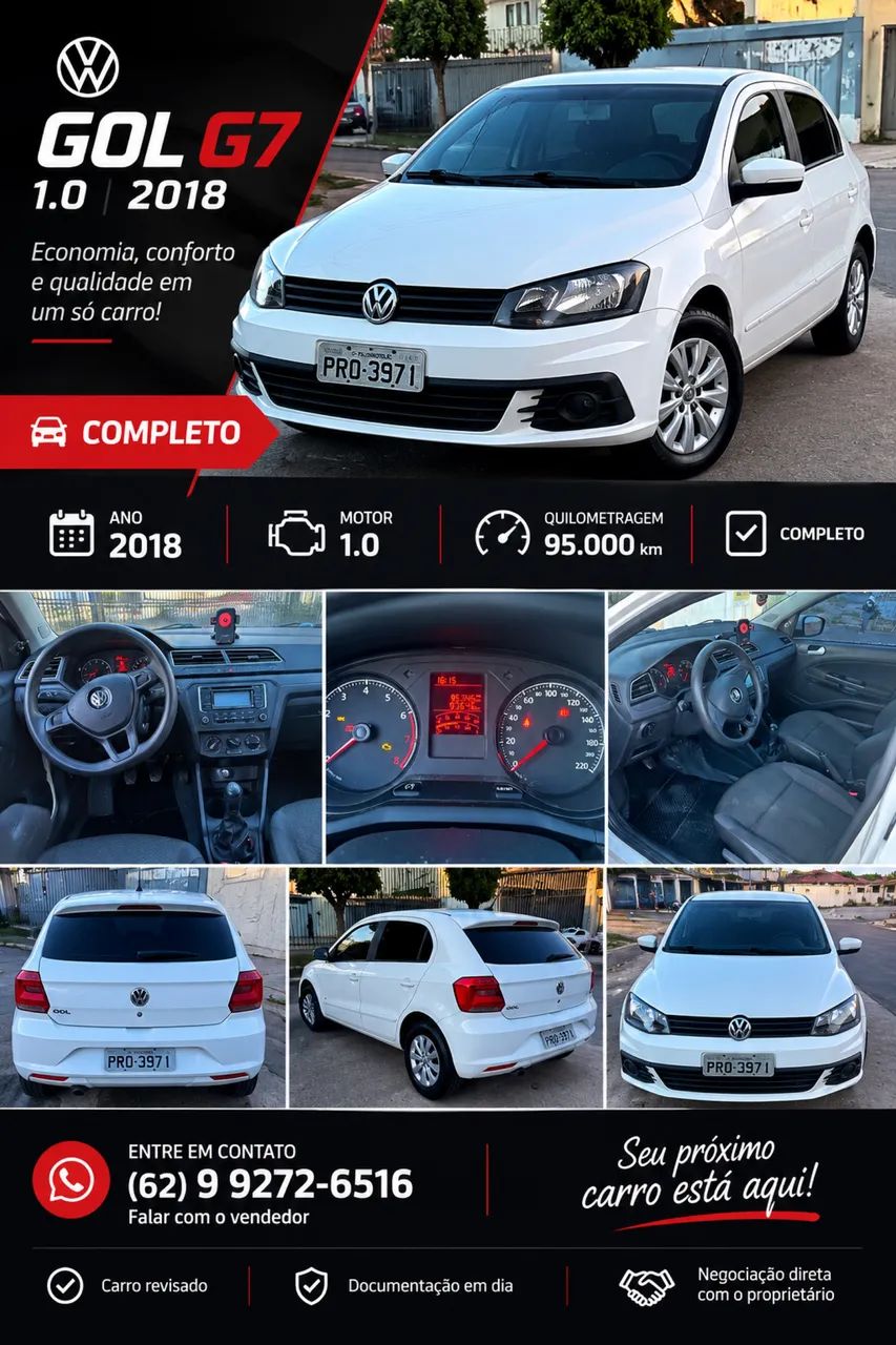 Volkswagen Gol Gol Trendline 1.0 T.Flex 12V 5p 2018