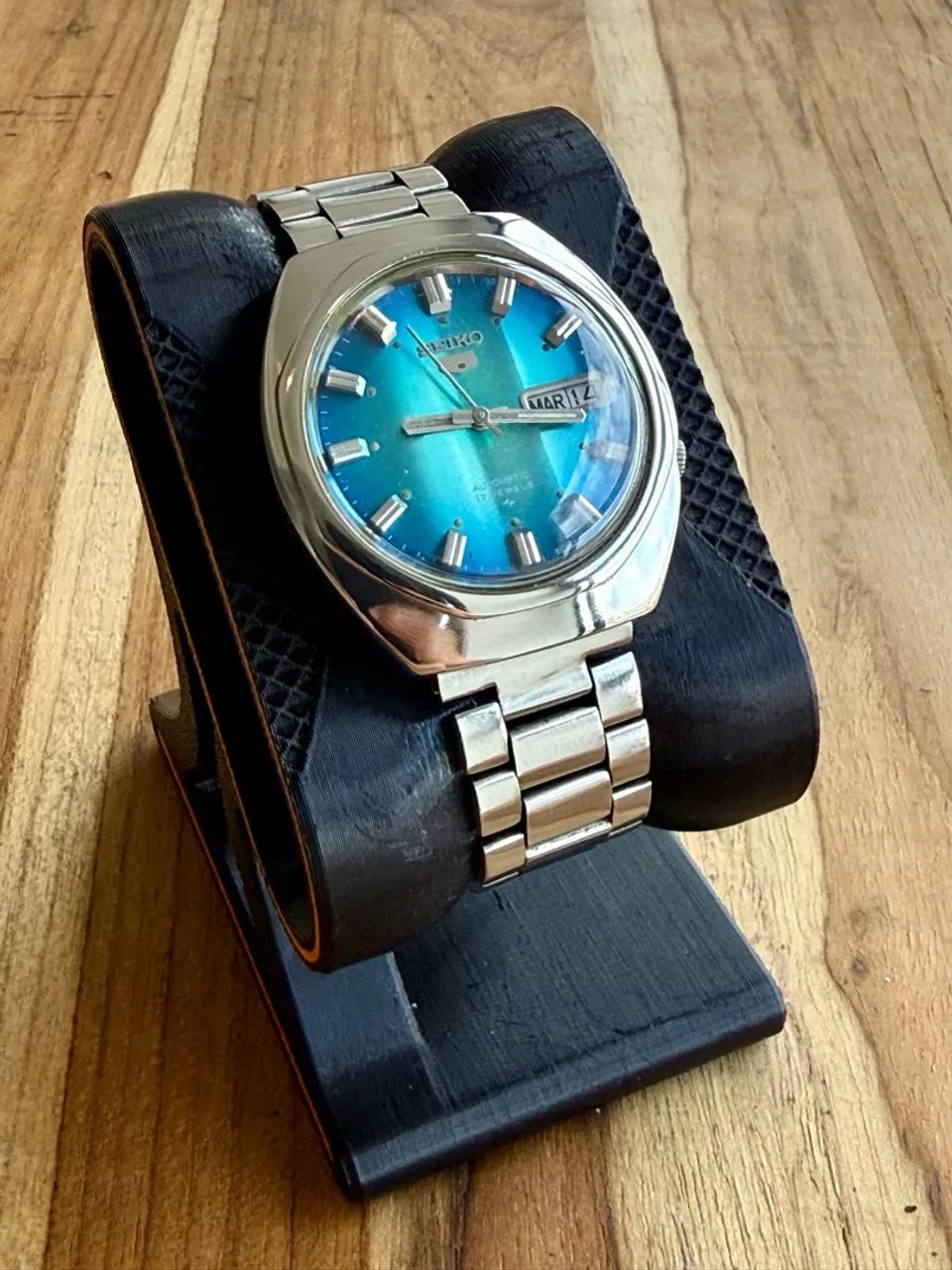 Relógio Seiko Blue Sunburst * - 1970 - Foto 3