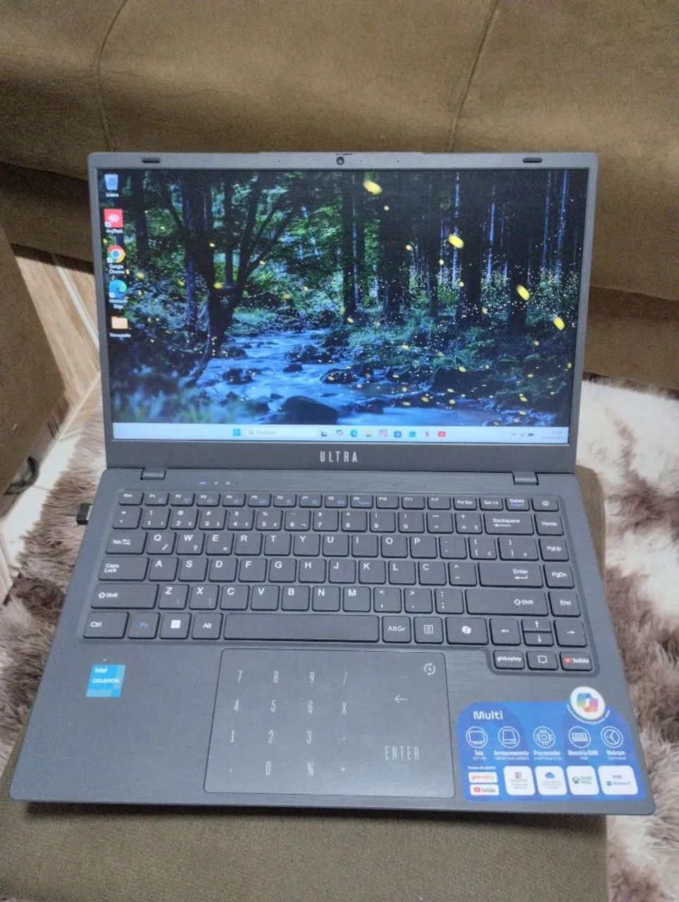 Notebook ultra Multilaser 