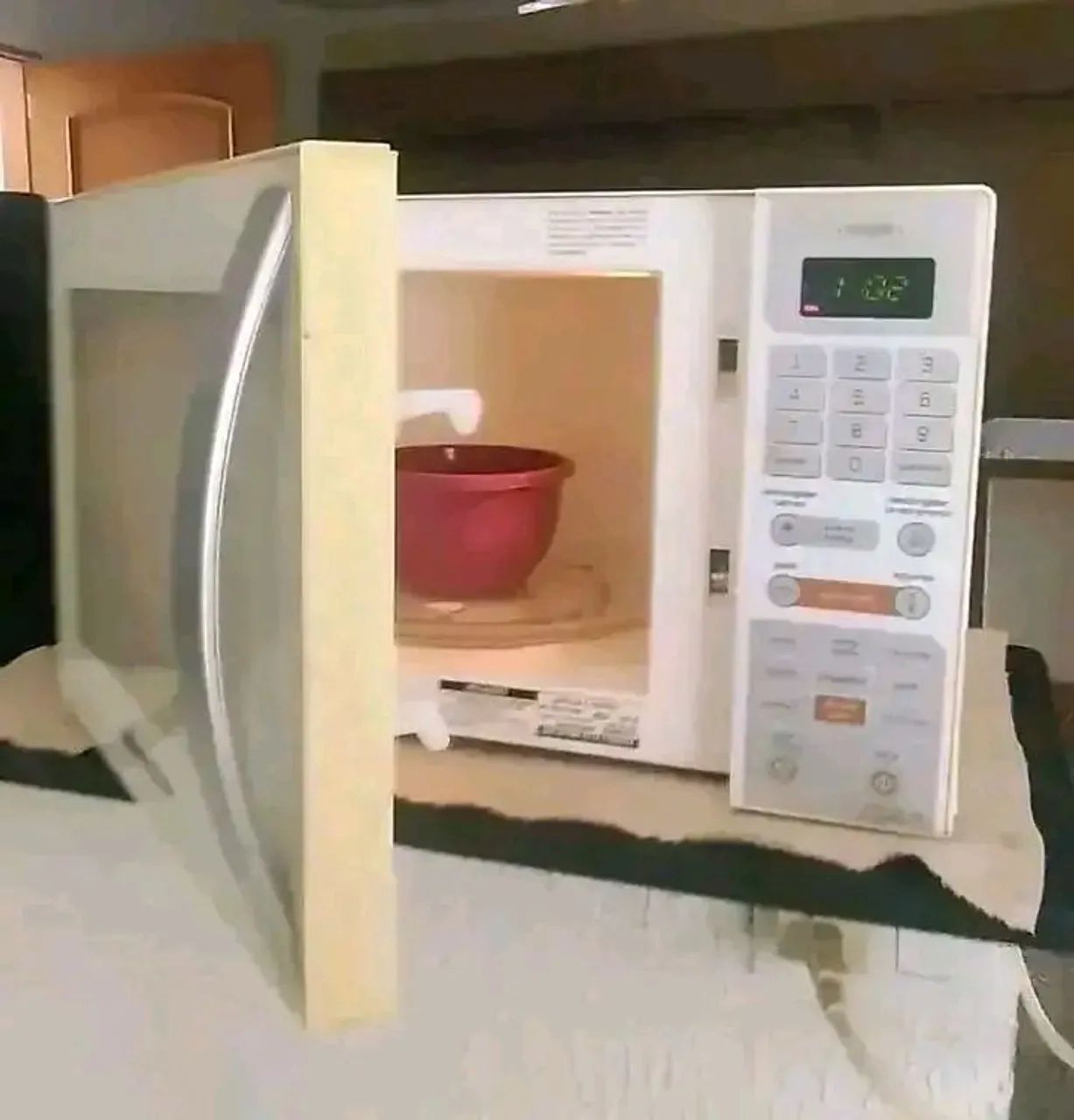 Entrego microondas 