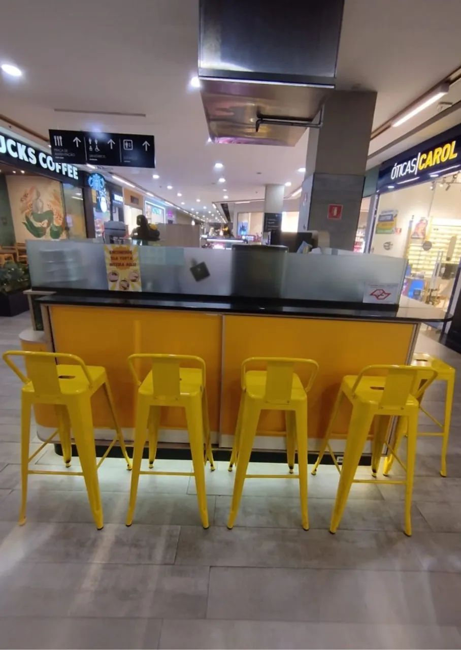 Quiosque Shopping 3mx3m com pedra de granito - Foto 4