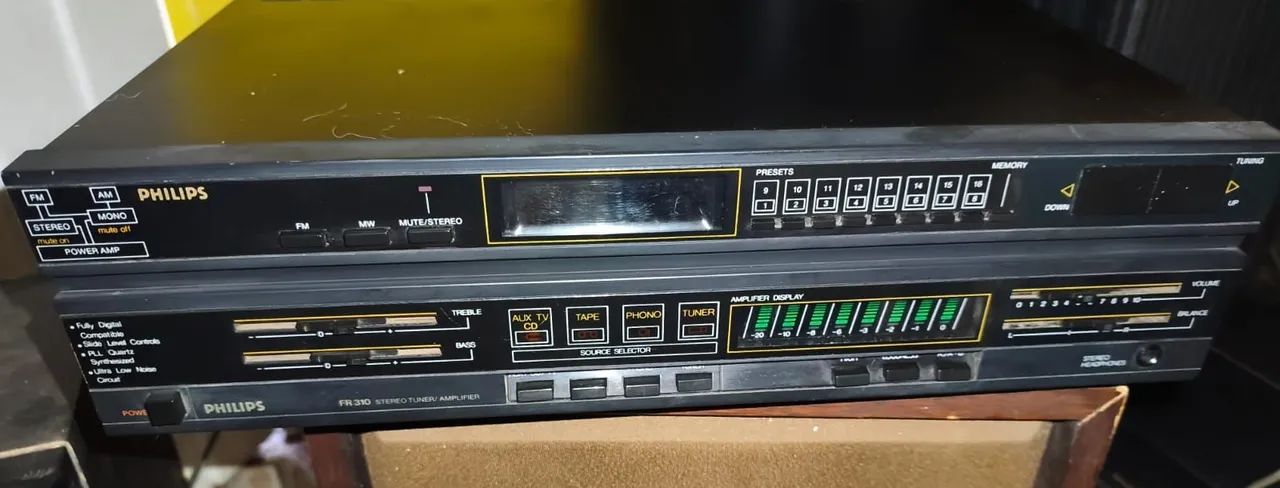 Receiver Philips FR 310 Stereo Tuner/Amplifier - Foto 3