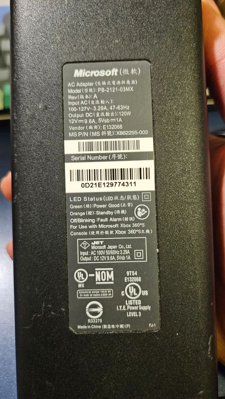 Fonte Original Microsoft Xbox 360 Slim - Foto 2