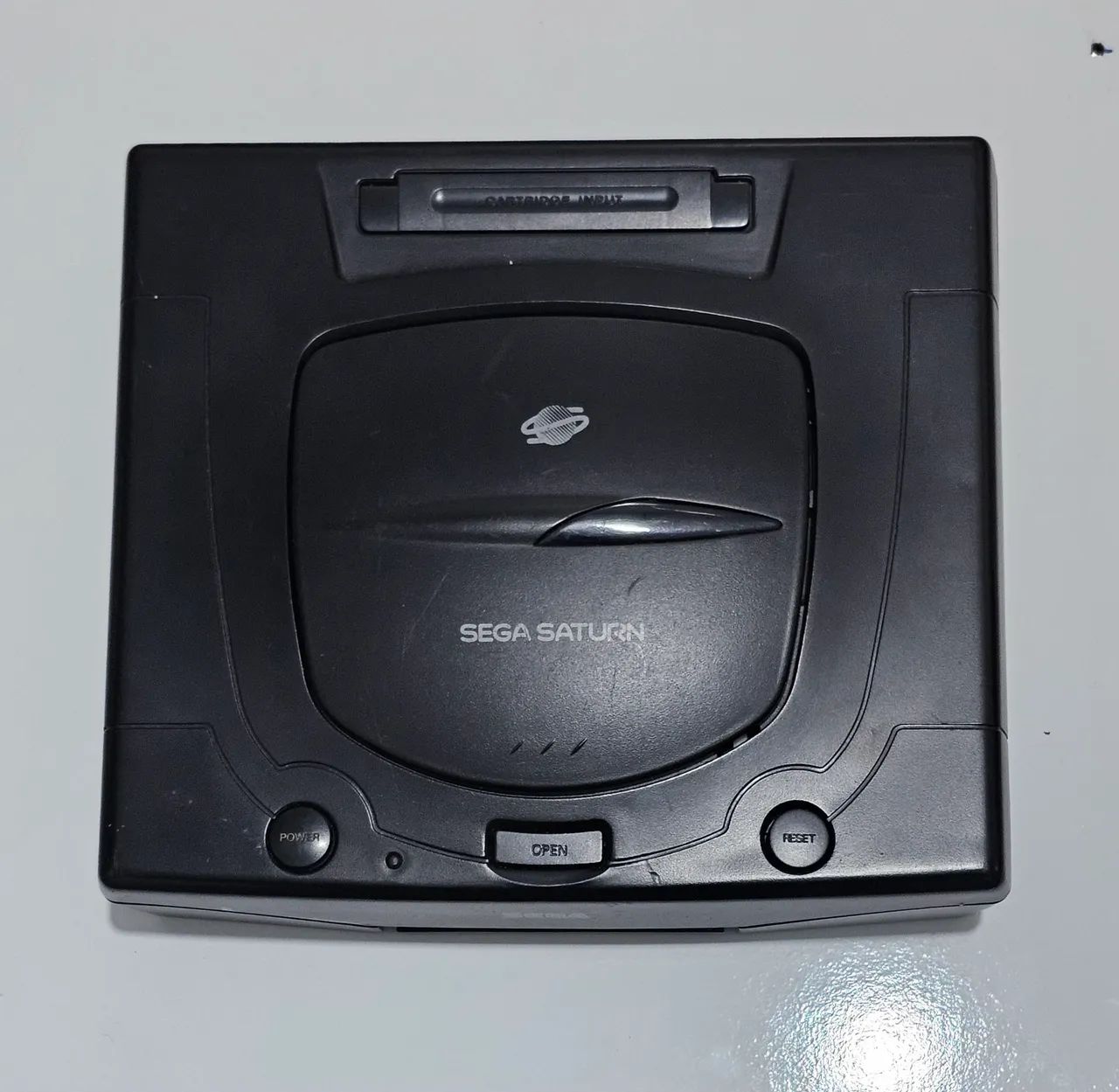 Sega Saturn funcionando perfeitamente