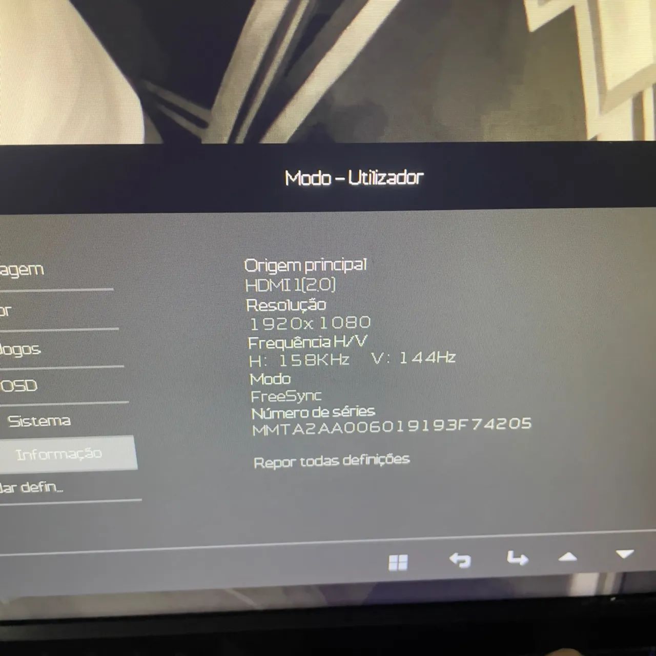 Monitor Gamer 165hz 24 polegadas (FULL HD) - Foto 2