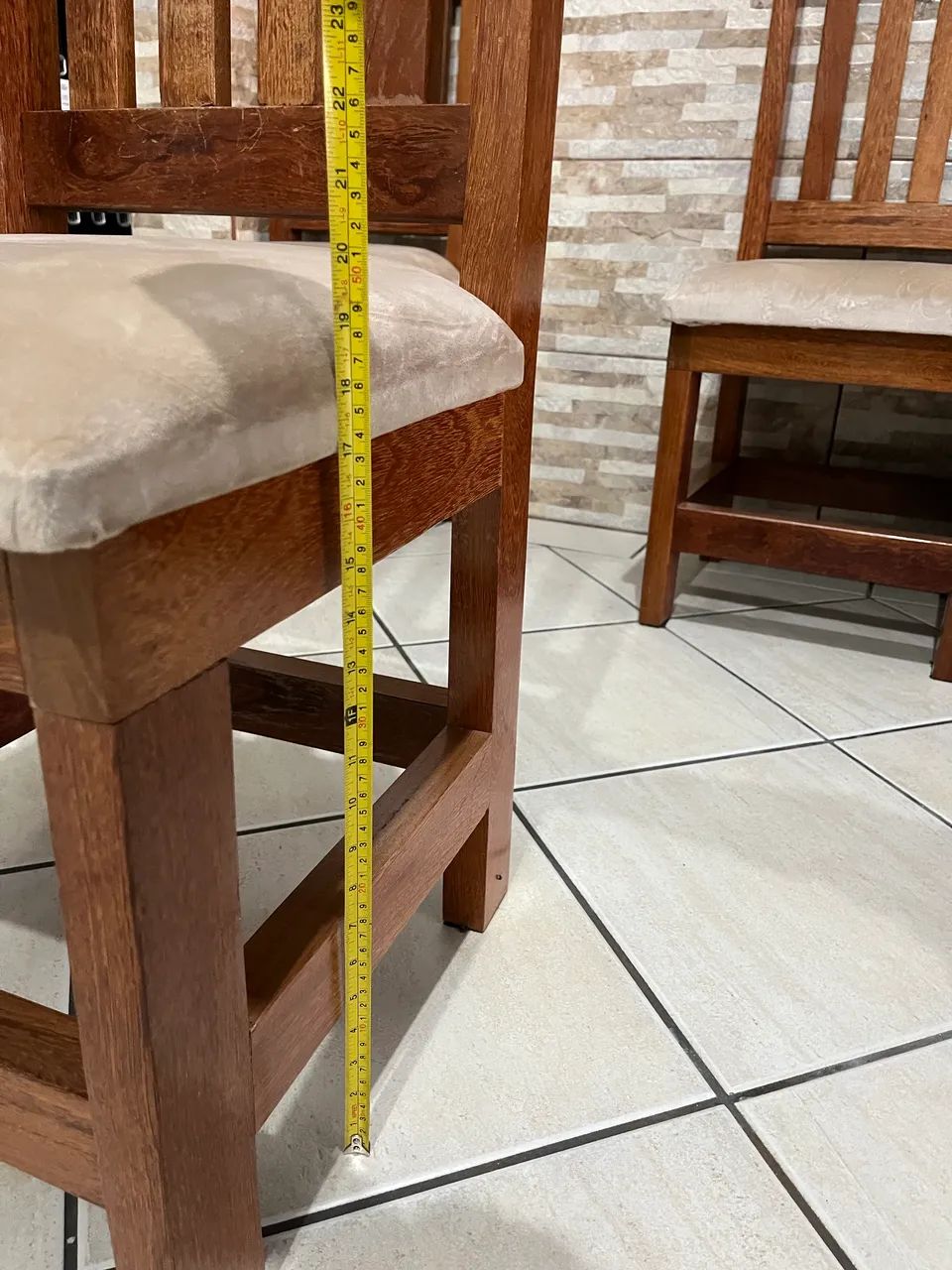 10 CADEIRAS EM ANGELIM PEDRA - Foto 5