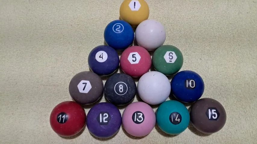 Jogo Bolas de Bilhar (Incompleto Faltam 2)