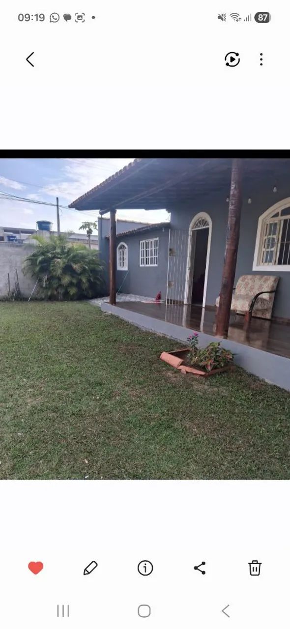 Casa de praia em Itaoca. 