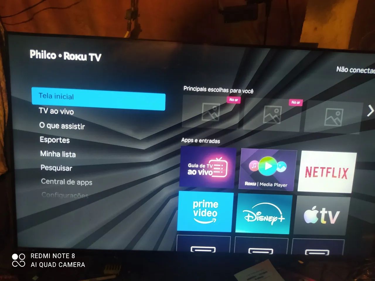 tv Smart Philco roku 50 polegadas - Foto 3